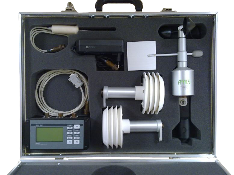 Portable meteorological station AMS 159P