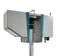 Mobile measuring system for non-contact discharge measurement